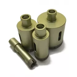 Bohrkrone M14 für Winkelschleifer-Set Feinsteinzeug Premium 6tlg. 20-68mm